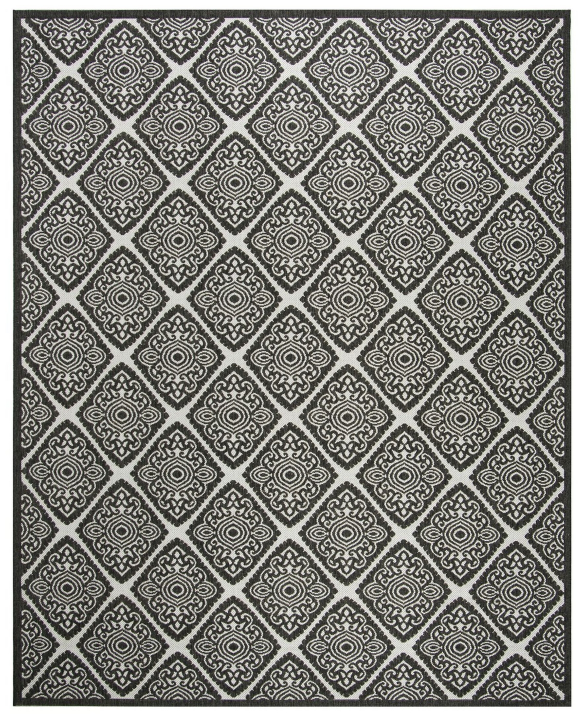 Safavieh Linden 9' x 12' Area Rug - Light Grey/Charcoal