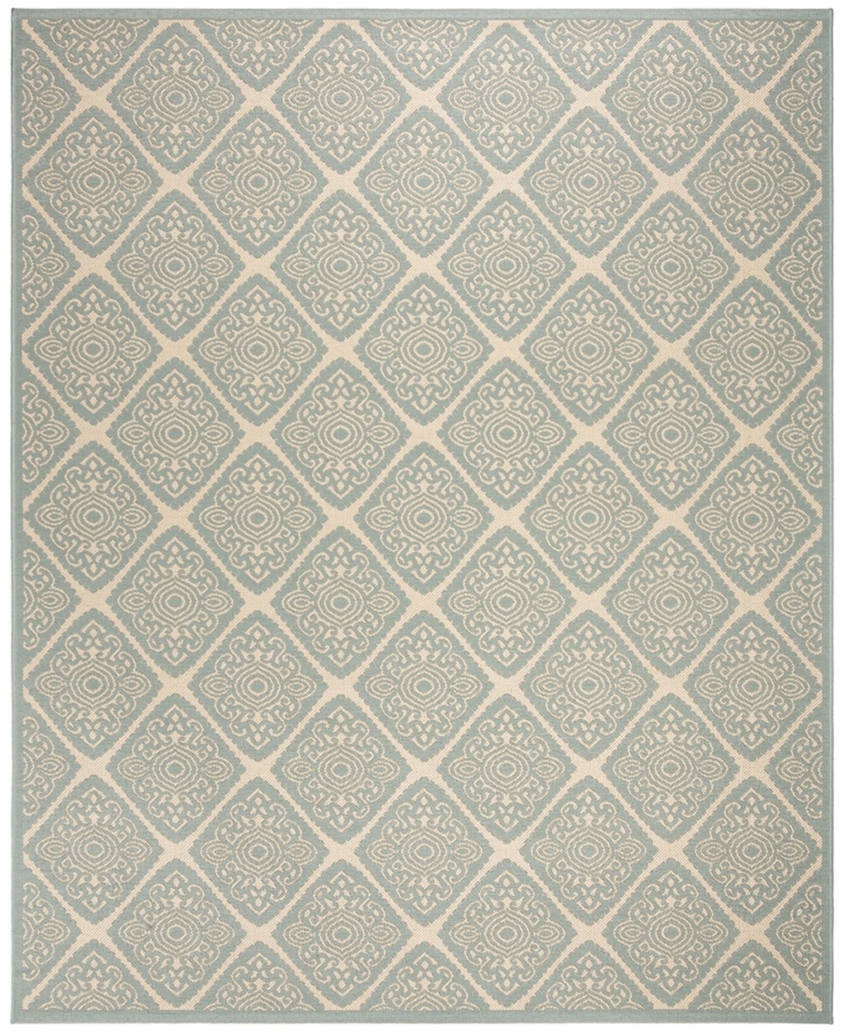 Safavieh Linden 9' x 12' Area Rug - Cream/Aqua