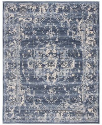 Charleston Navy and Creme 9' x 12' Sisal Weave Area Rug