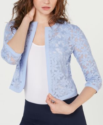 Anne Klein Embroidered Cardigan 