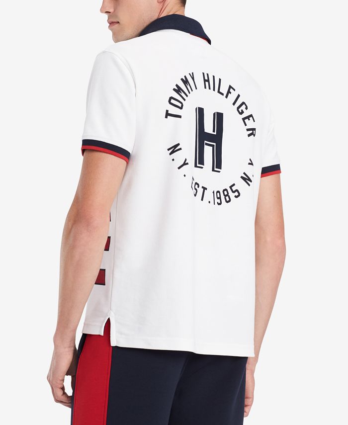 Tommy Hilfiger Men's Brody Multi-Logo Polo, Created for Macy's - Macy's