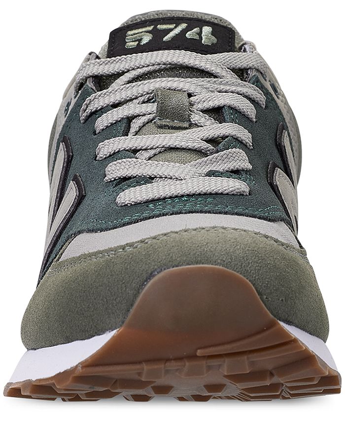New Balance Men's 574 Military Patch Casual Sneakers from Finish Line ...