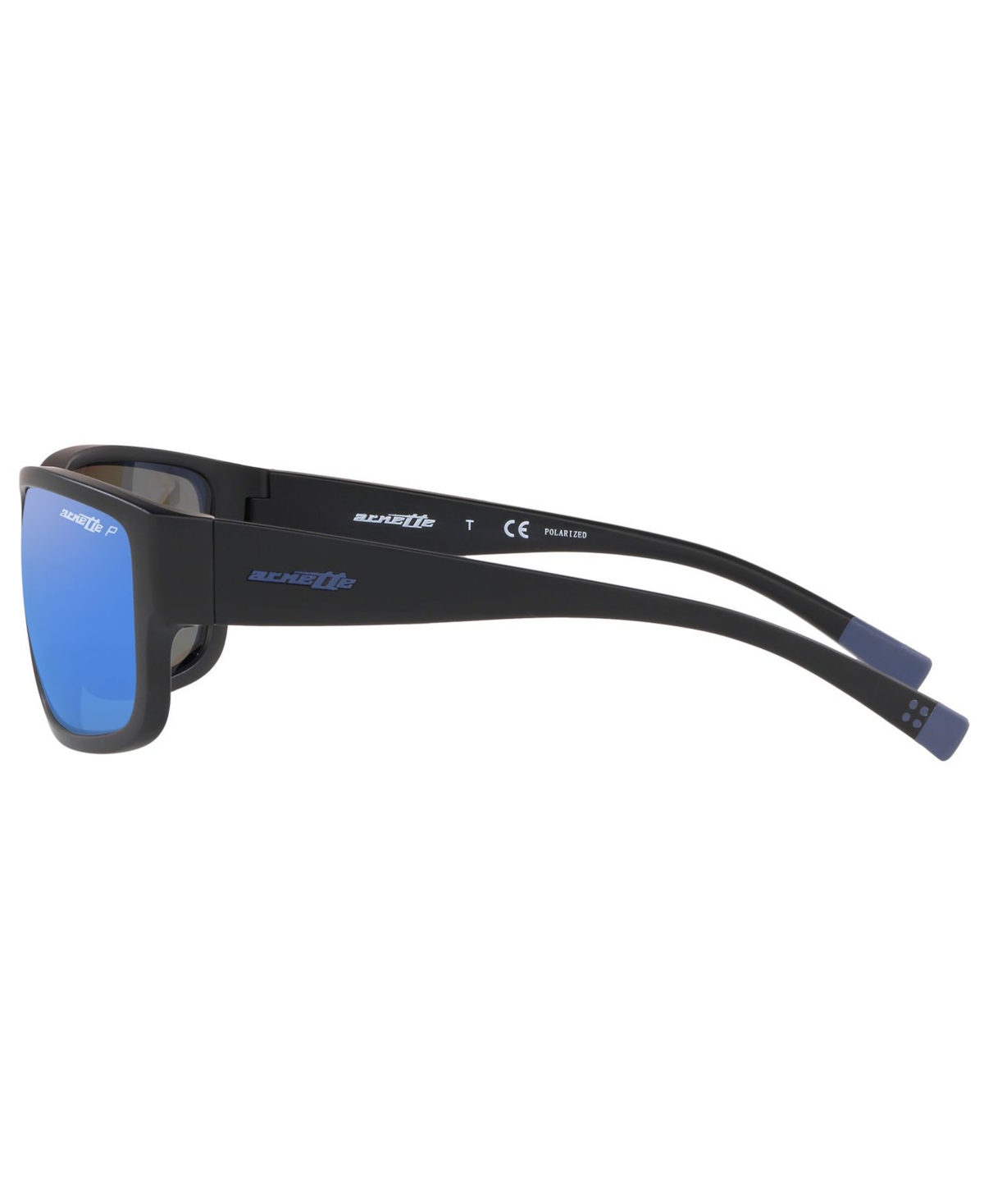 Shop Arnette Polarized Sunglasses , An4256 62 In Matte Black,dark Grey Mirror Water