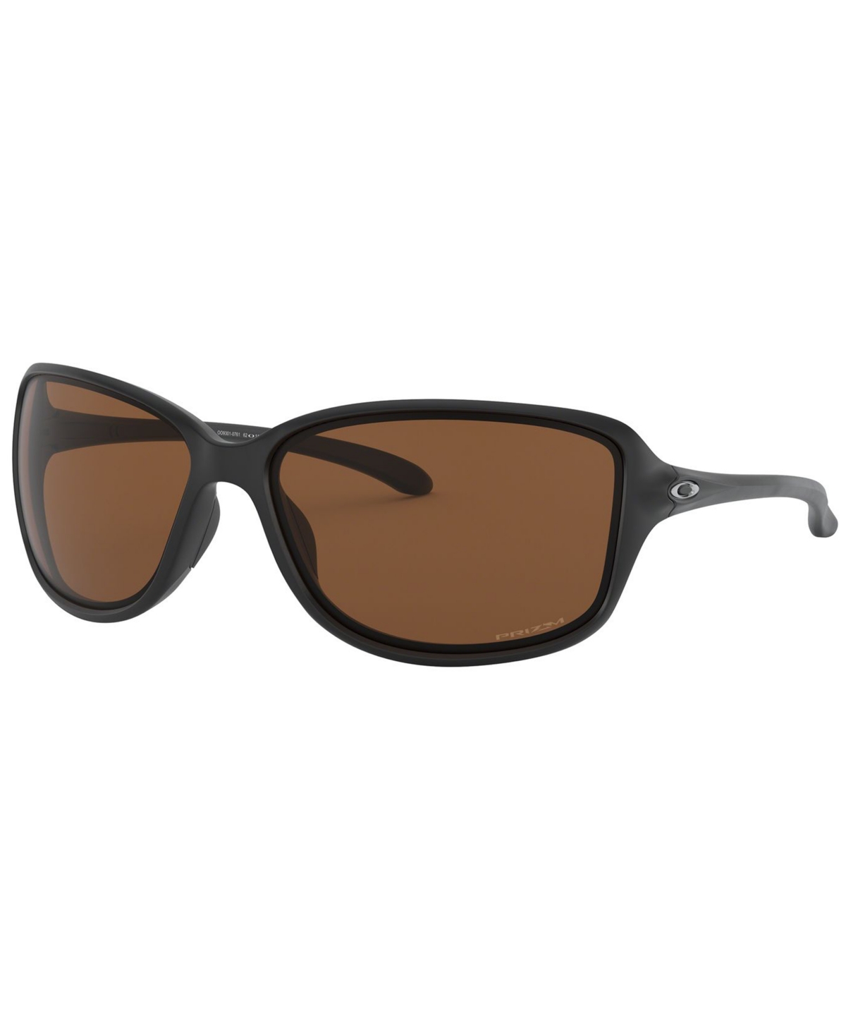 Oakley Polarized Sunglasses, Oo9301 61 Cohort In Matte Black,prizm Tungsten Polarized