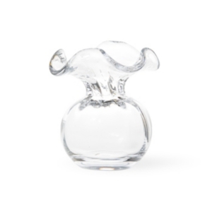 Shop Vietri Hibiscus Glass Bud Vase In Clear