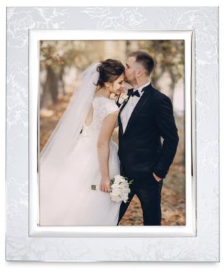 Lenox Silver Peony 8x10 Frame - Macy's