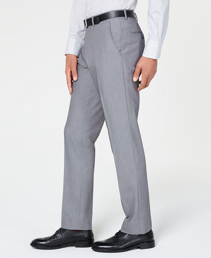 Billy London Men's Slim-Fit Performance Stretch Light Gray Suit - Macy's