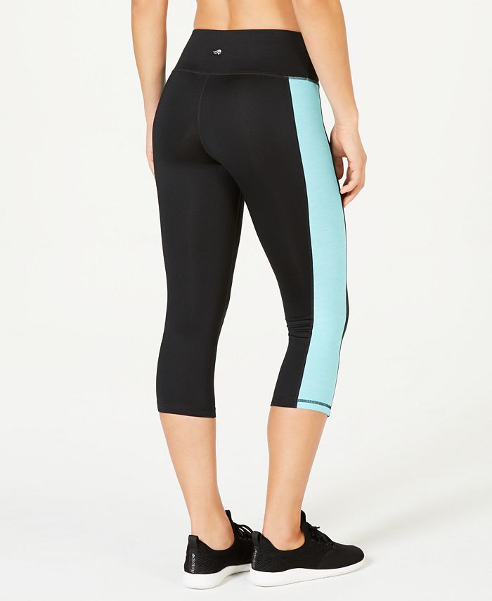 Ideology Colorblocked Cropped Leggings, Created for Macy's & Reviews ...