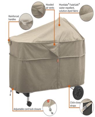 Classic Accessories Montlake Grillabdeckung – XXL, Für Grills Bis 183 Cm, Wetterfest & Farbecht