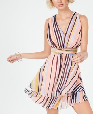 bar iii striped dress