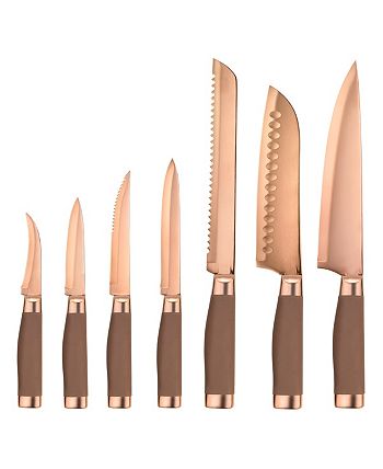HAMPTON FORGE SKANDIA ENISO 12 PIECE KNIFE SET 8442-1 N titanium coated  blades