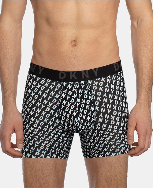 DKNY Men's 4-Pk. Cotton Stretch Boxer Briefs & Reviews - Underwear ...