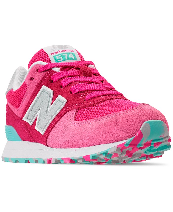New Balance Little Girls' 574 Casual Sneakers from Finish Line Macy's