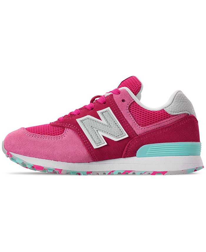 New Balance Girls' 574 Casual Sneakers from Finish Line - Macy's