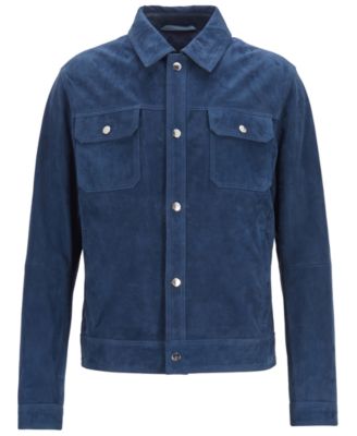 Hugo Boss - Men's Regular/Classic Fit Suede Jacket