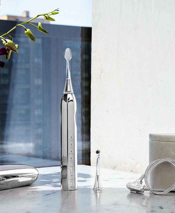 Supersmile Zina45 Deluxe Sonic Pulse Toothbrush Silver Macy's