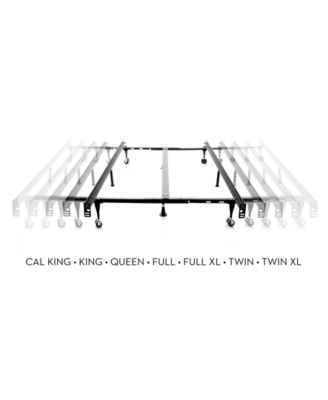 Malouf Structures Universal Adjustable Bed Frame With Glides, Twin/King ...