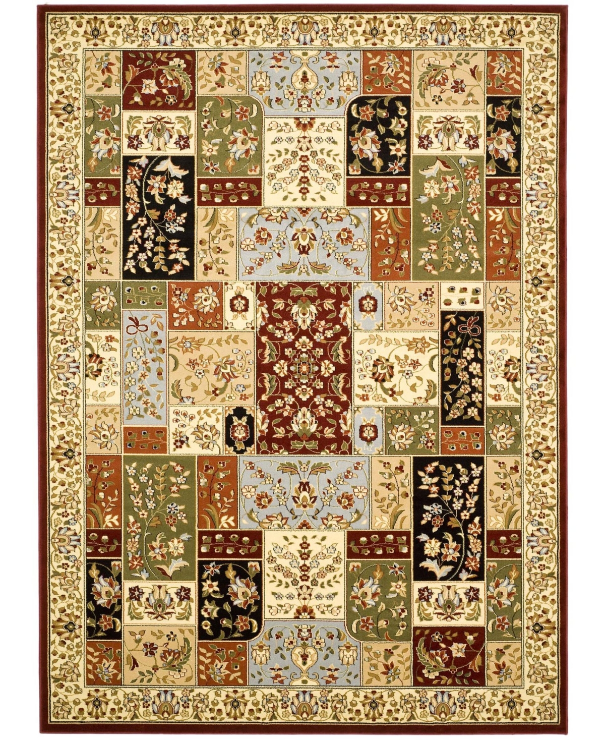 Safavieh Lyndhurst Multi and Ivory 9' x 12' Area Rug - Miscellane