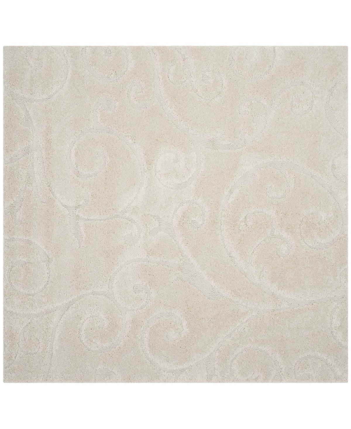 Safavieh Florida Shag SG455 x Area Rug -Creme