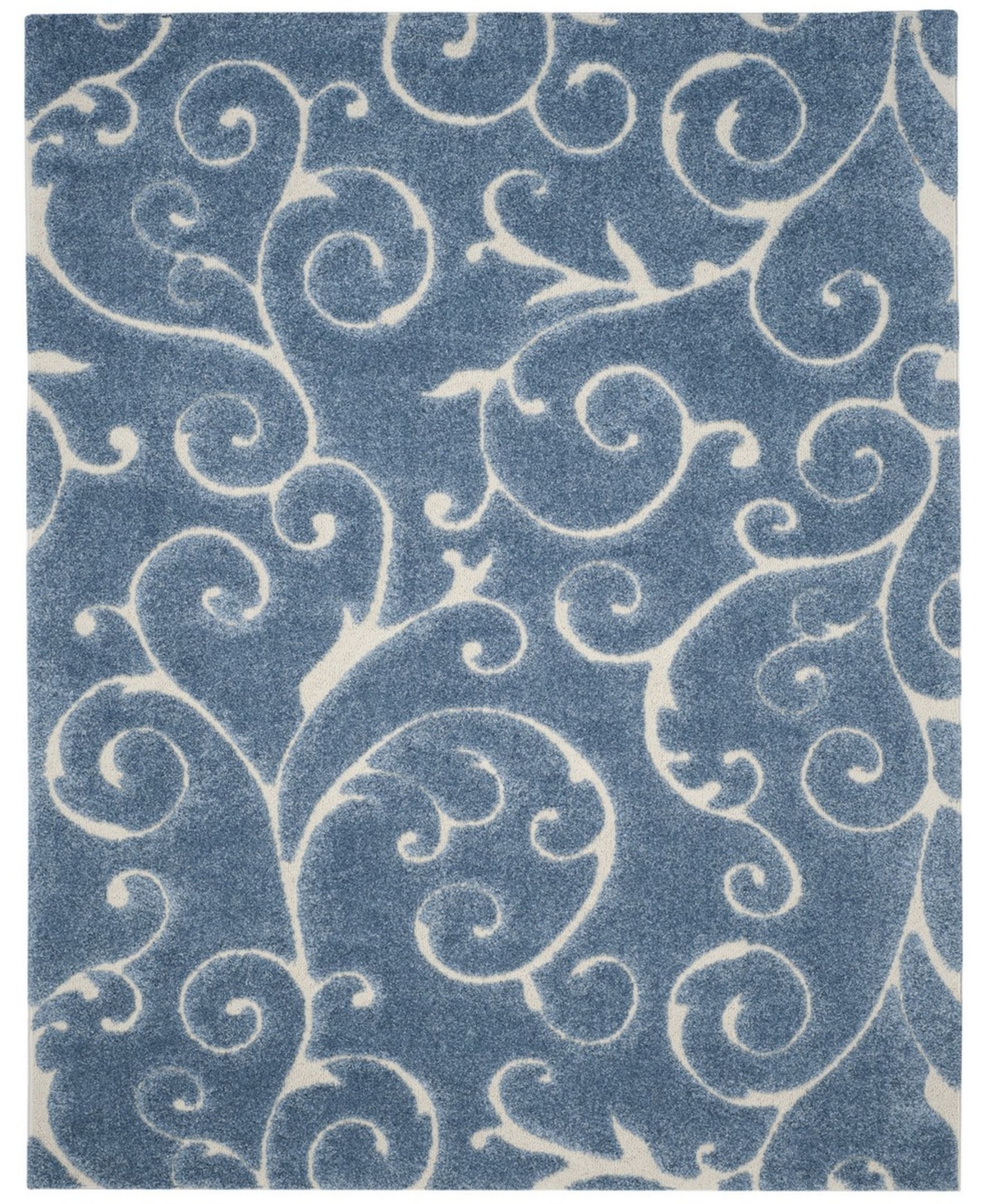 Safavieh Shag 8' x 10' Area Rug - Light Blue/Cream