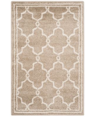 Amherst AMT414 Wheat and Beige 2'3" x 9' Runner Outdoor Area Rug