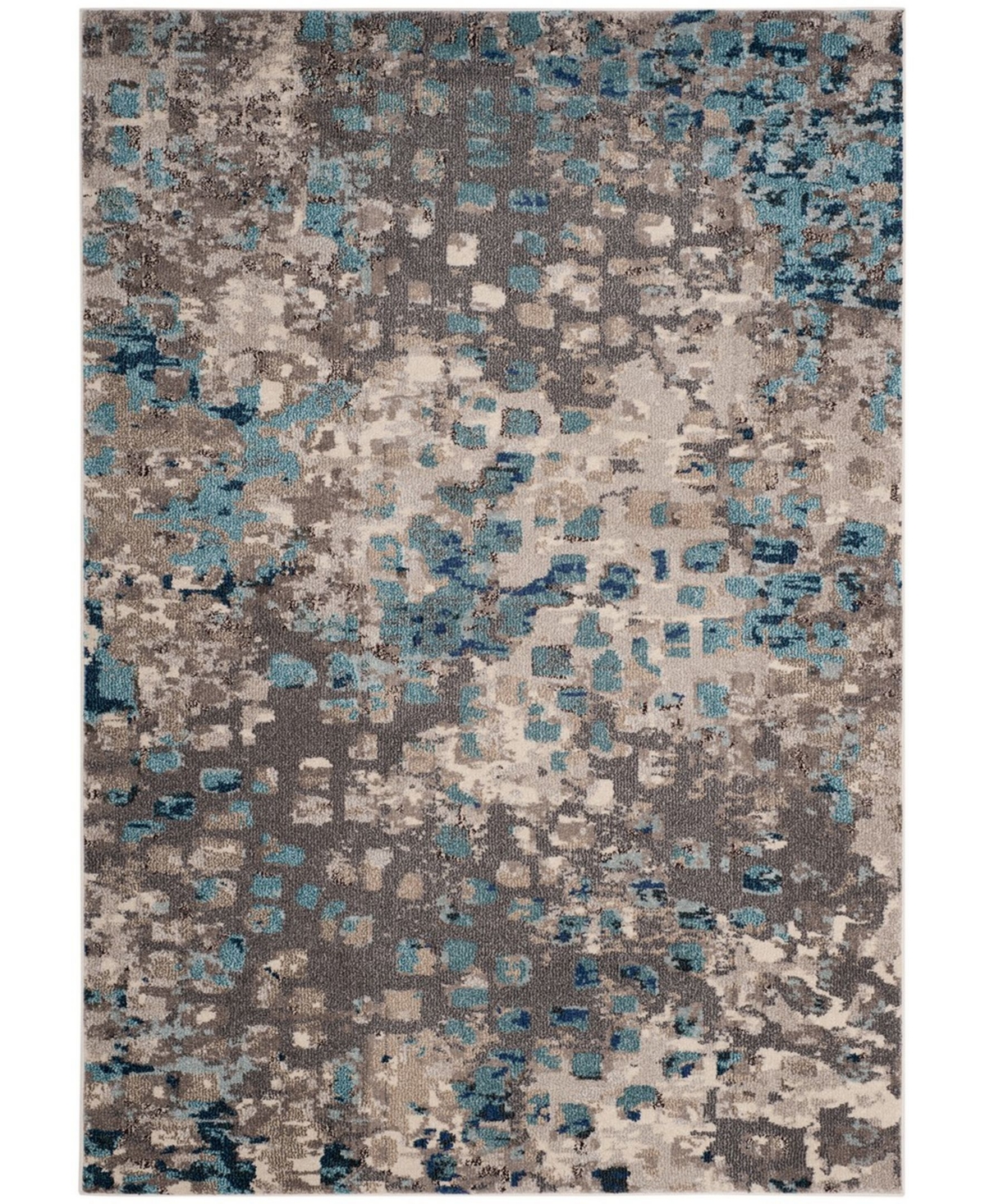 Safavieh Monaco 6'7in x 9'2in Area Rug - Grey/Light Blue