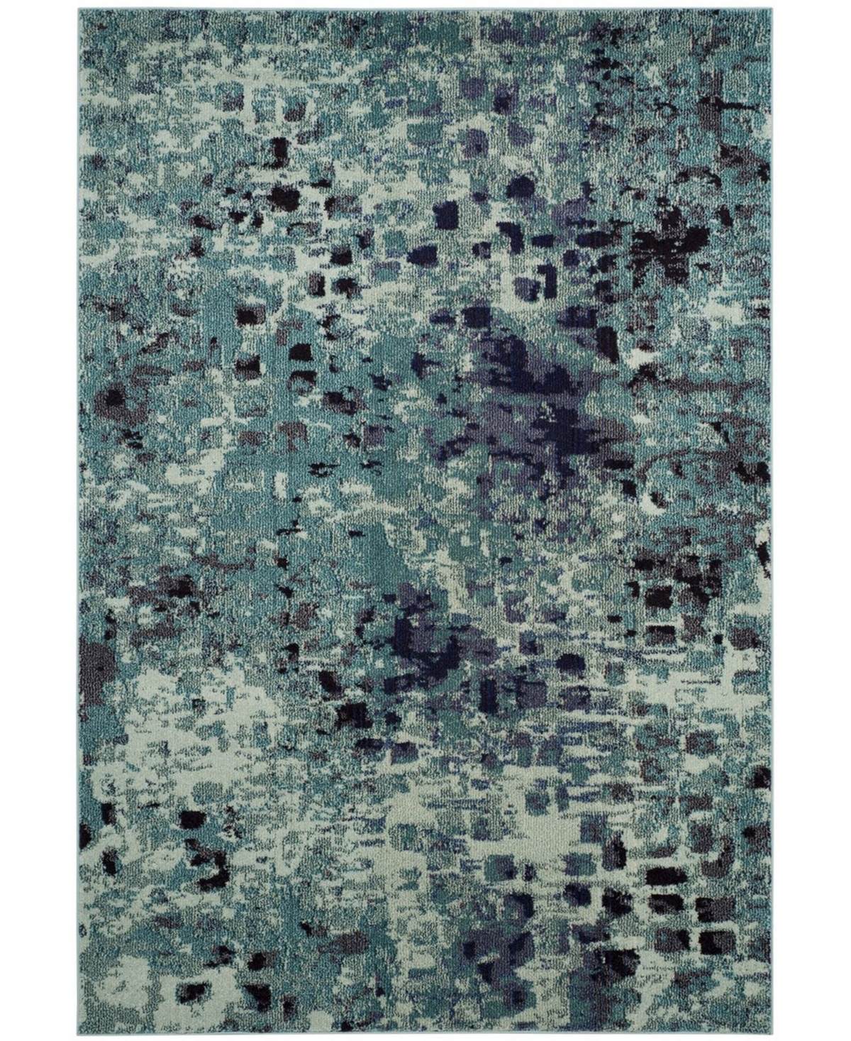 Safavieh Monaco 6'7in x 9'2in Area Rug - Light Blue/Multi