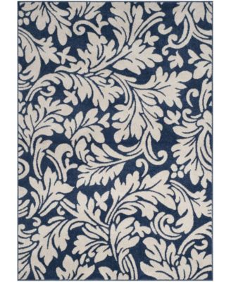 Amherst Navy and Ivory 4' x 6' Area Rug