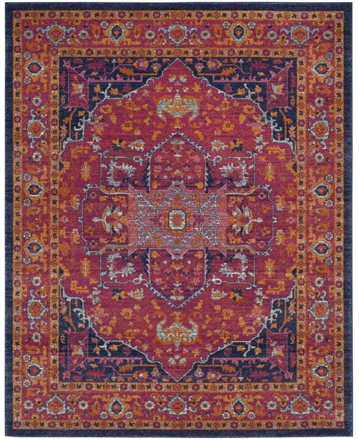 Safavieh Evoke Fuchsia and Orange 11' x 15' Area Rug - Fuchsia