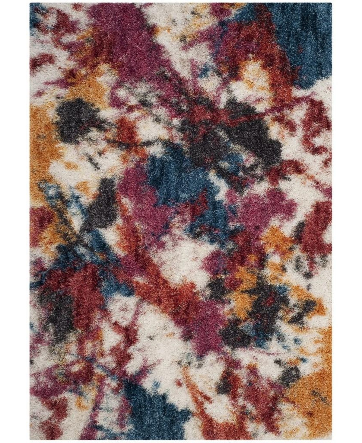 Safavieh Gypsy Ivory and Blue 6' x 9' Area Rug - Ivory