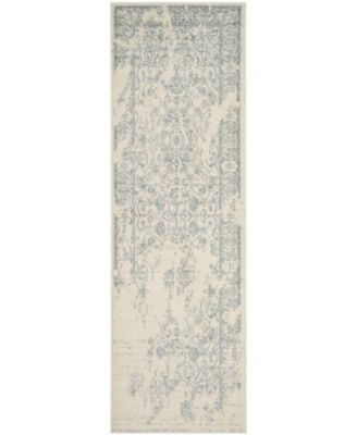 Safavieh Adirondack Ivory and Slate 2'6" x 12' Runner Area Rug