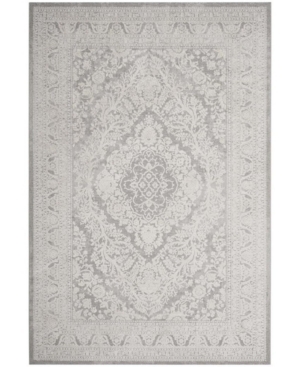 Safavieh Reflection Light Gray and Cream 4' x 6' Area Rug