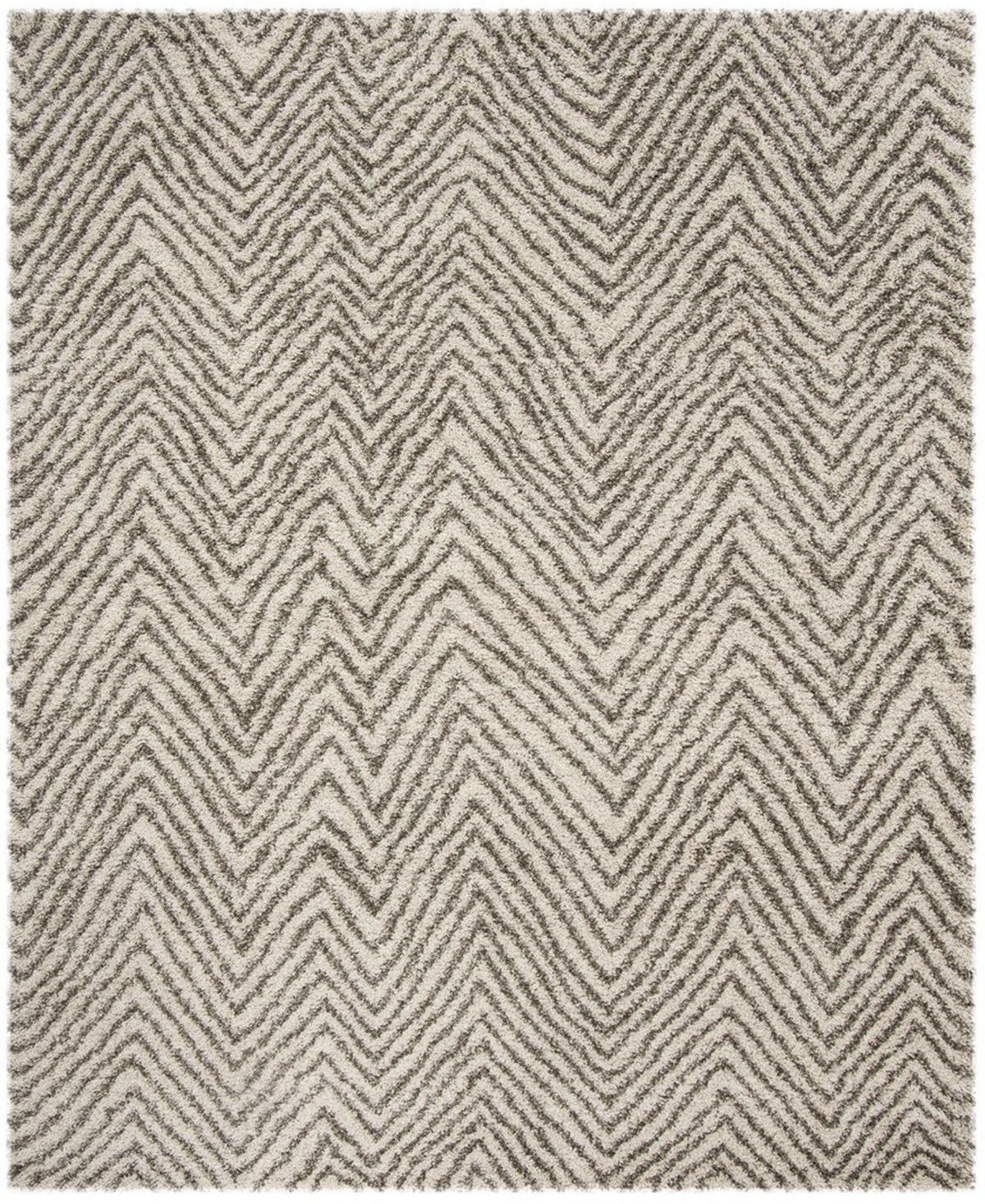 Safavieh Hudson Ivory and Gray 8' x 10' Area Rug - Ivory