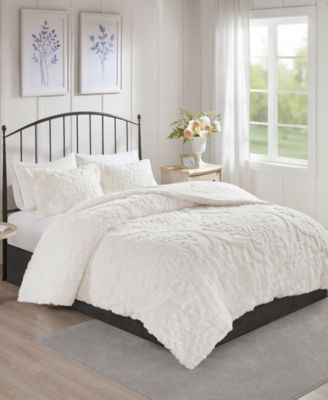 Viola Damask 3-Pc. Comforter Set, King/California King