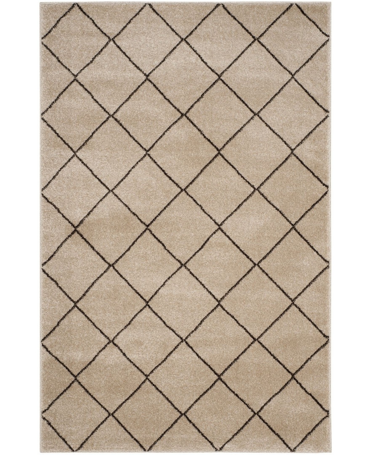 Safavieh Tunisia 6'7in x 9'2in Area Rug - Creme/Brown