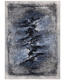 Spirit Blue and Charcoal 9' x 12' Area Rug