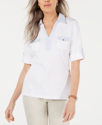 Karen Scott - Collared Shirt