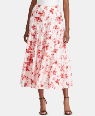 Lauren Ralph Lauren - Floral-Print Cotton Skirt