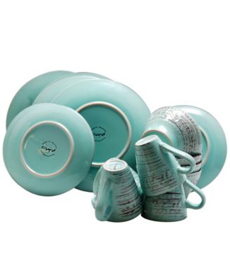 Malibu Waves 16 Pc. Dinnerware Set, Service for 4