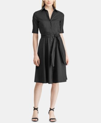 lauren ralph lauren fit & flare shirtdress