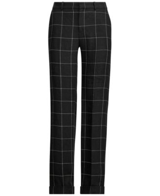 Lauren Ralph Lauren Linen Wide-Leg Pants