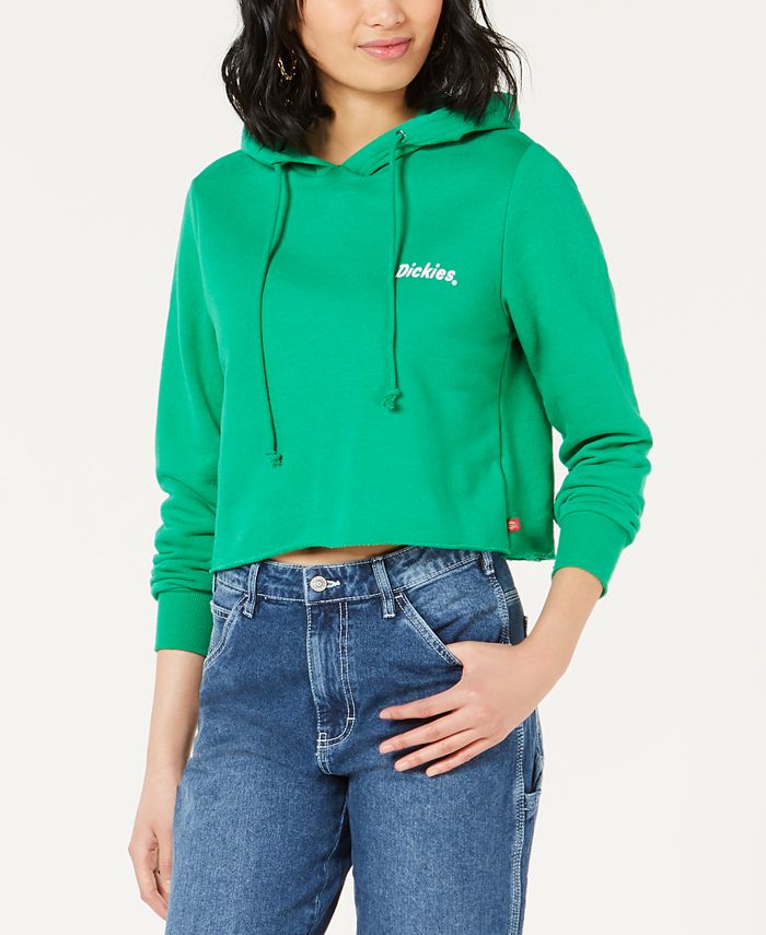 Checkerboard crop hoodie Clearance