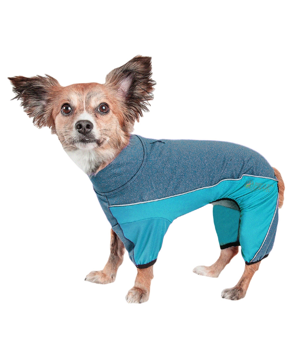 Pet Life Active 'Chase Pacer' Performance Two Toned Full Body Warm Up