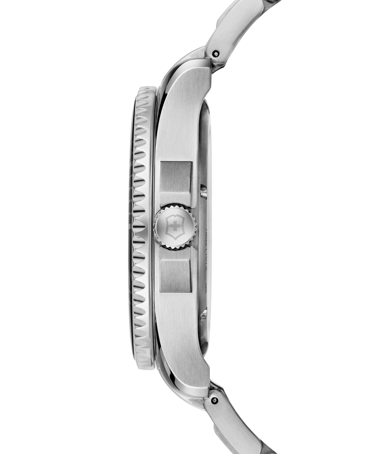 Shop Victorinox Men's Swiss Maverick Stainless Steel Bracelet Watch 43mm 241697 In Silver