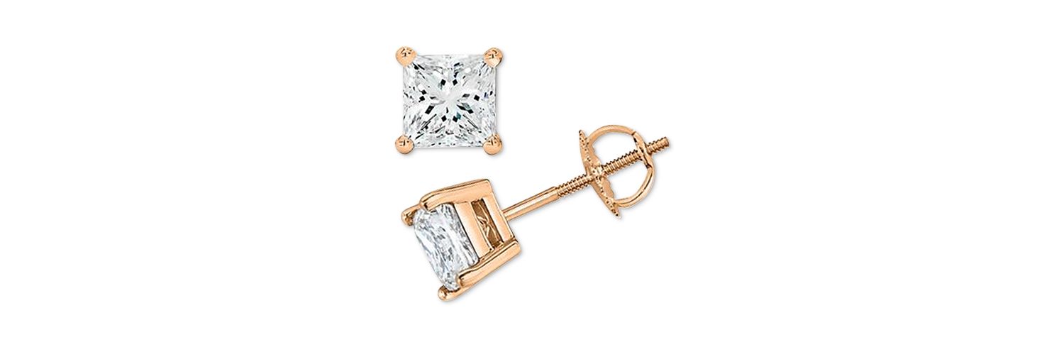 Diamond Stud Earrings (1/10 ct. t.w.) n 10k Gold, White Gold or Rose Gold