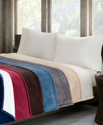 Electric Reversible Plush to Berber Blankets