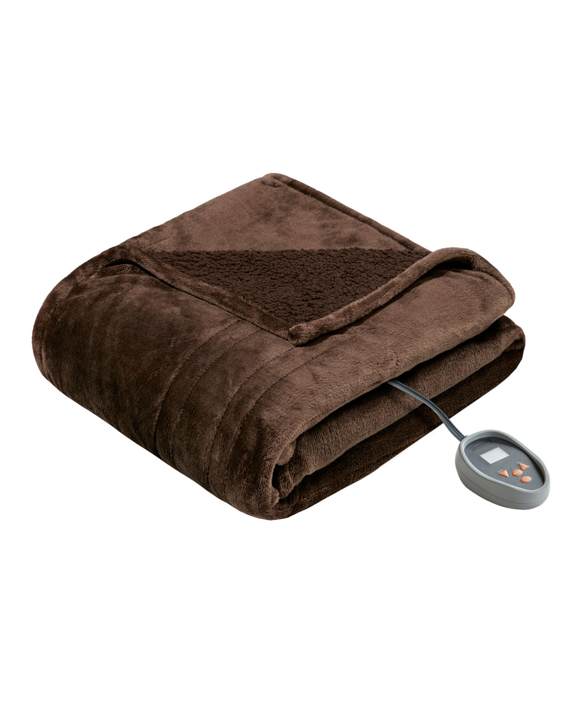 Beautyrest Microlight Berber Full Electric Blanket Bedding