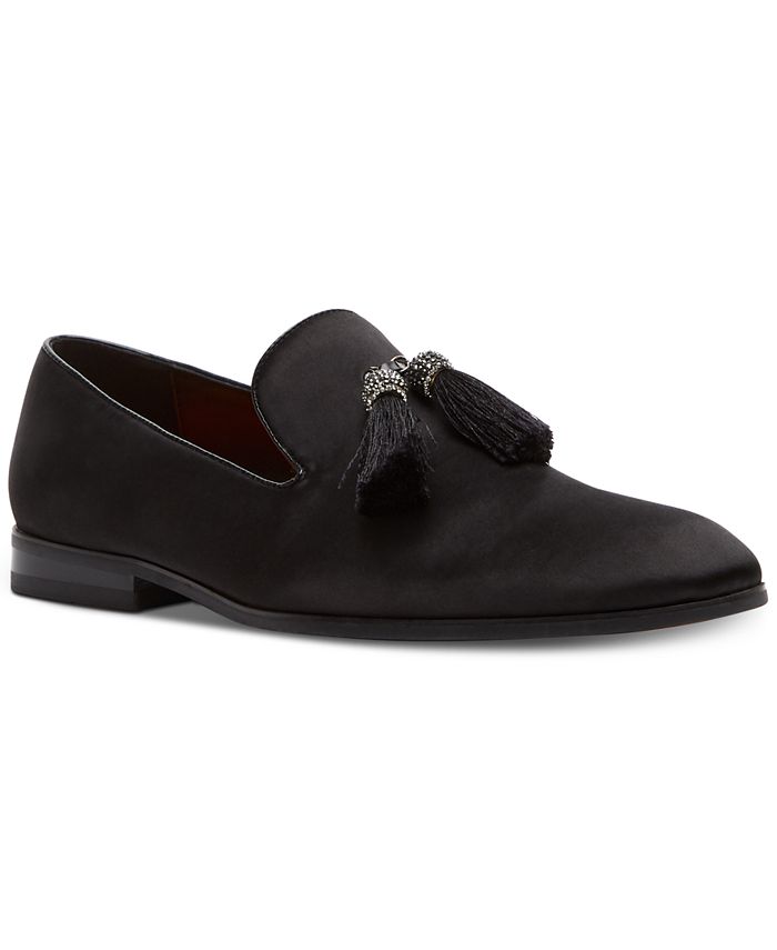 tallia men's eduardo velvet tassel loafers