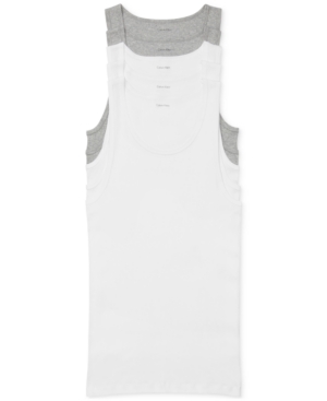 Calvin Klein Men's 5-Pk Cotton Classics Tank Tops