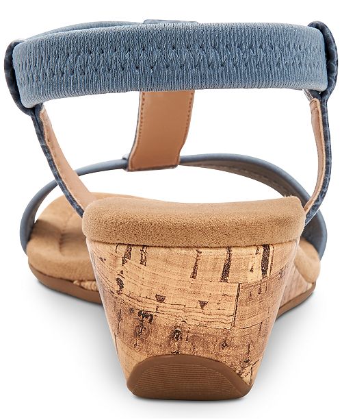 Alfani Women S Step N Flex Voyage Wedge Sandals Created For Macy S Reviews Sandals Flip Flops Shoes Macy S